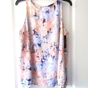 Zac & Rachel sleeveless crew neck top NWT